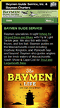 Mobile Screenshot of baymencharters.com