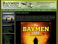 Tablet Screenshot of baymencharters.com